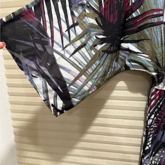 Topical Multicolor Maxi Swim Coverup - Picture 5 of 7